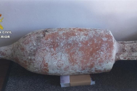 Recuperen una àmfora romana en el municipi menorquí de Sant Lluís 