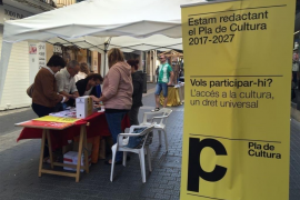 La Conselleria de Cultura, Participació i Esports ha iniciat al carrer el procés participatiu del Pla de Cultura de les Illes Balears 2017-2027 (PdeC).