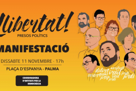 Convoquen una manifestació a Palma per respondre a «la brutalitat de l'Estat»