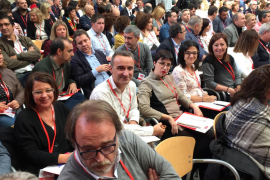 La delegació del PSIB aquest dissabte a Madrid.