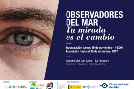L'Aula del Mar des Portitxol inaugura l'exposició 'Observadors del Mar. La teva mirada és el canvi'