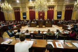 Parlament Infantil celebrat en el Parlament de les Illes Balears.