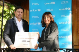 Tren de Sóller lliura a UNICEF tota la recaptació del passat dissabte