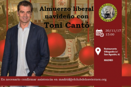 Toni Cantó col·labora en un dinar nadalenc d’una entitat masclista i homòfoba