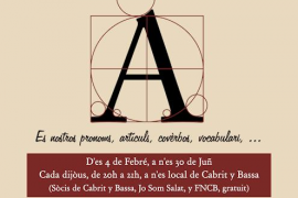 El Círculo Balear i Cabrit y Bassa promouen un «Cursêt de Llengo Baléà»