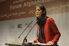 El Parlament i el Consell acolleixen Selay Ghaffar activista feminista d'Afganistan 