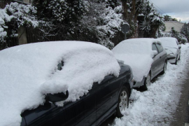 La neu ha assolit un gruix de 15 cm.