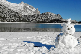 MALLORCA. METEOROLOGIA. LA FOTO DEL LECTOR. Nieve en Cúber.