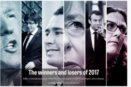 Els perdedors d’enguany pel diari ‘Politico Europe’ són, entre d’altres, Puigdemont i Rajoy