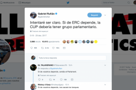 Cedirà ERC un diputat a la CUP perquè pugui formar grup propi?
