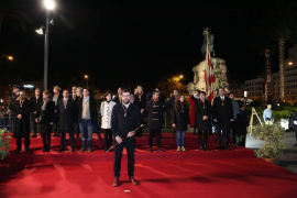 El batle Noguera ha presidit l'ofrena floral a Jaume I.