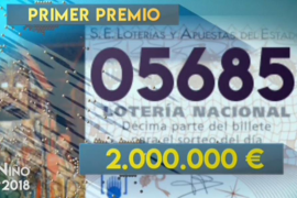 El número 5.685 ha estat agraciat amb la 'grossa'.