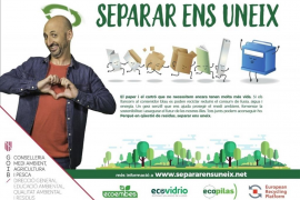 'Separar ens uneix' la campanya del Govern per conscienciar sobre el reciclatge