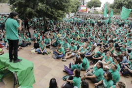 Foto d'arxiu d'una de les mobilitzacions de l'Assemblea de Docents.