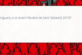 Cort obre una enquesta perquè la ciutadania valori la Revetla de Sant Sebastià