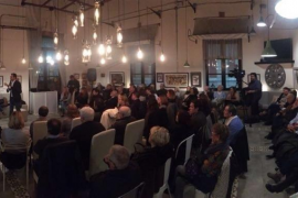 Poca concurrència en l'acte de suport a Bauzá.