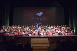 La XVII Gala de l’Esport guardona 149 joves esportistes de 24 federacions