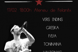 L'Ateneu de Felanitx acollirà un acte en solidaritat amb Valtonyc 