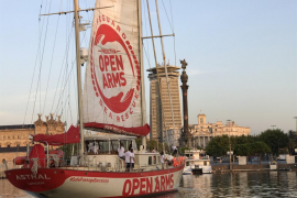 El veler de salvament humanitari de Proactiva Open Arms arriba a les Balears