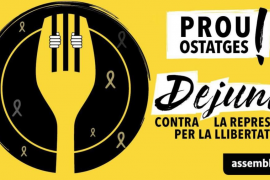 Jaume Sastre s’incorpora a la vaga de fam col·lectiva per a la llibertat dels presos polítics