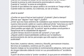 La carta oberta ha estat publicada a Facebook.