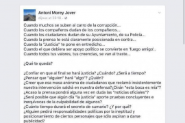 Suspensió de sou i feina per al cap de la Policia Local de Palma