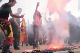 [VÍDEO] La violència espanyolista queda recollida en un vídeo difós per xarxes socials