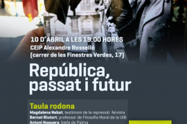 MÉS per Palma organitza una taula rodona amb el títol 'República, passat i futur'