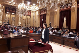 Agustina Vilaret pren possessió i reconeix el dret a decidir sobre el futur de les Balears