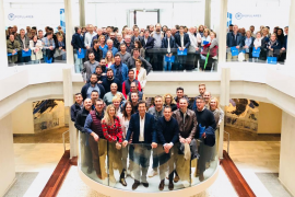 Imatge de família del conclave municipalista dels 'populars'.