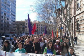 Moment de la manifestació d'aquest dijous.