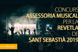 Oberta la convocatòria per a trobar un assessor musical per la Revetla de Sant Sebastià 2019