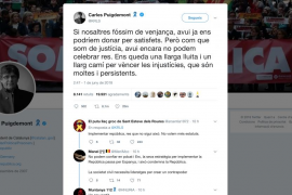 Per a Puigdemont «encara no podem celebrar res»