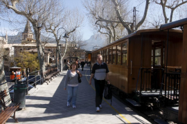 PALMA FOTOS MALLORCA ANTIGUA PUERTO DE SOLLER Y ESTACION DEL TREN DE 