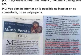 Atacs gonelles i catalanofòbics contra 'Madò Pereta'