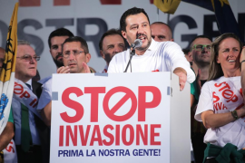 ITALY-IMMIGRATION-DEMO-LEGA NORD