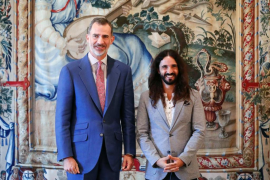 Picornell dialoga amb Felip VI sobre la necessitat de bastir ponts amb Catalunya