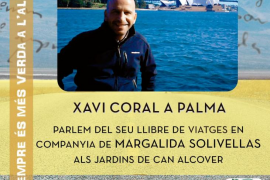 Imatge del cartell de l'acte del periodista Xavi Coral.