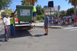 El barri de Crist Rei d'Inca comença amb el nou sistema de recollida de residus porta a porta