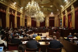 Imatge d'arxiu d'un ple del Parlament balear.
