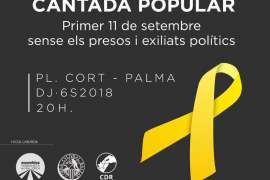 «La plaça de Cort ha de ser un clam per la Llibertat aquest dijous a les 20 hores»