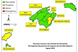 Les reserves hídriques se situen per davall del 50 % a Menorca i a Eivissa