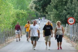 Prop de 10.000 persones participen en la XXXIX Pujada a Lluc a peu de la Part Forana