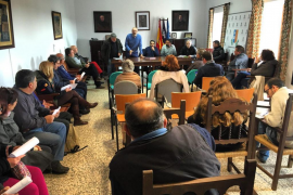 Ensenyat durant la seva visita a Lloret.