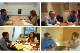 Noguera es reuneix amb Compromís, ERC, Podemos i En Marea per tractar l’accés a l’habitatge 