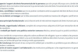 Els promotors del manifest expressen la seva inquietud per la «manca d’una política decidida de suport a aquestes víctimes dels conflictes d’Orient Mitjà».