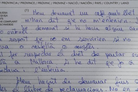 A un bar de Palma es neguen a servir un cafè amb llet «si no ho demana en castellà o anglès»