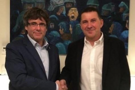 Otegi trasllada a Puigdemont «la necessitat» que bascos i catalans facin front contra l’Estat