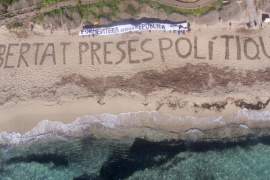 Mobilització a Formentera per la llibertat dels presos polítics