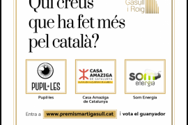 La Casa Amaziga de Catalunya, Pupil·les i Som Energia, finalistes del VI Premi Martí Gasull i Roig